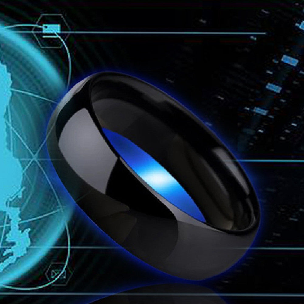 High-Tech Ceramic Smart Ring - Advanced Wearable Technology with Premium Design