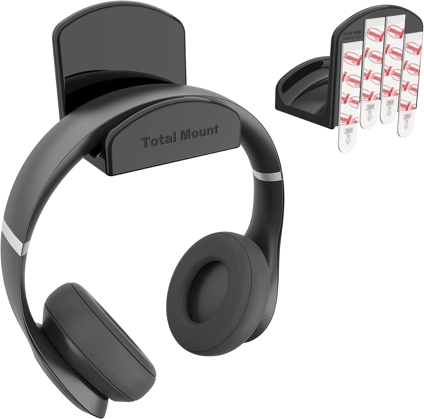 Headphone Hanger with Removable Adhesive