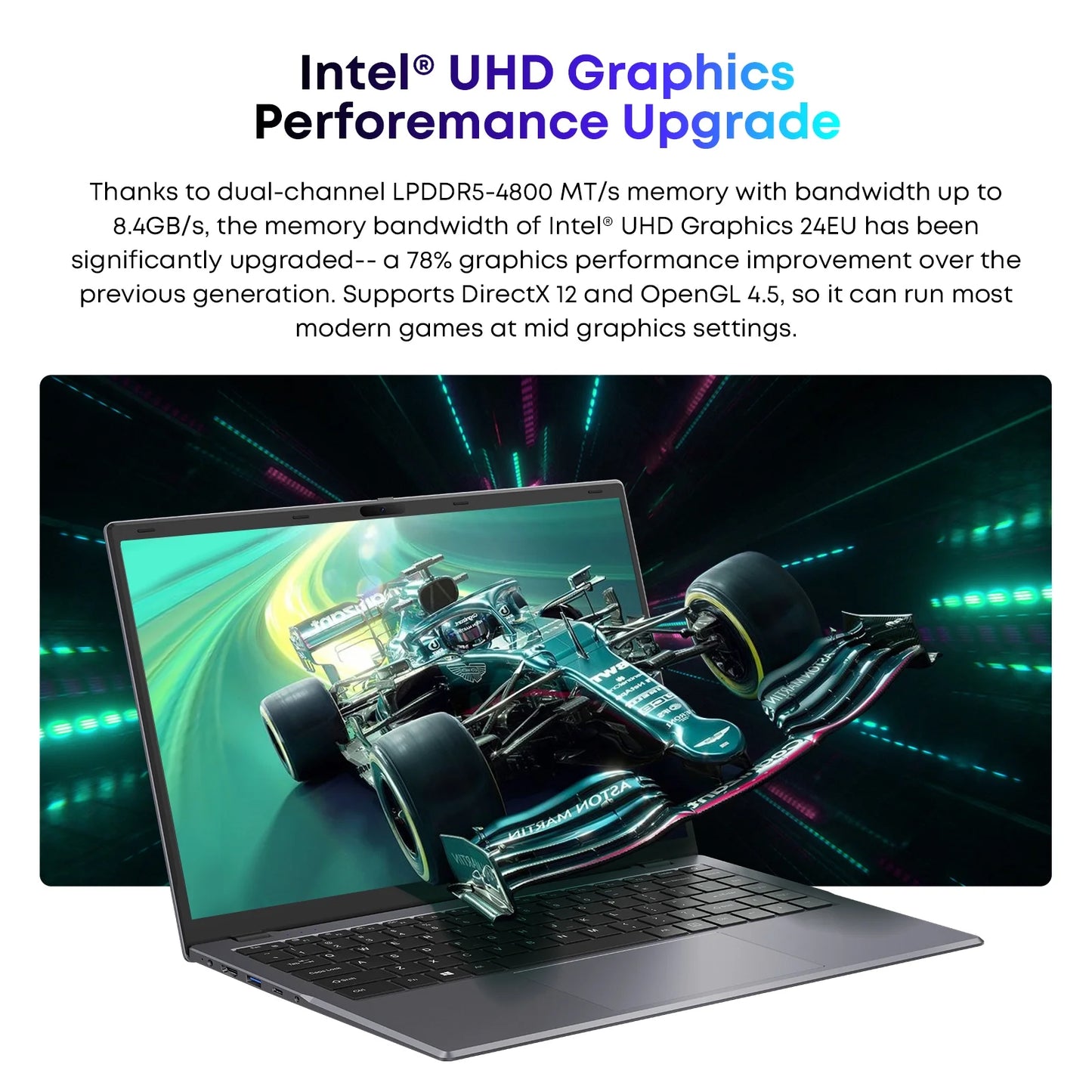 Gemibook Xpro 14" Laptop,256Gb SSD 8GB Ram,Windows 11,12Th Gen Intel Alder Lake N100,2025 Upgrade Ultra Thin Notebook Gaming Computer,2160*1440 IPS Display,Wi-Fi,Bluetooth 5.1