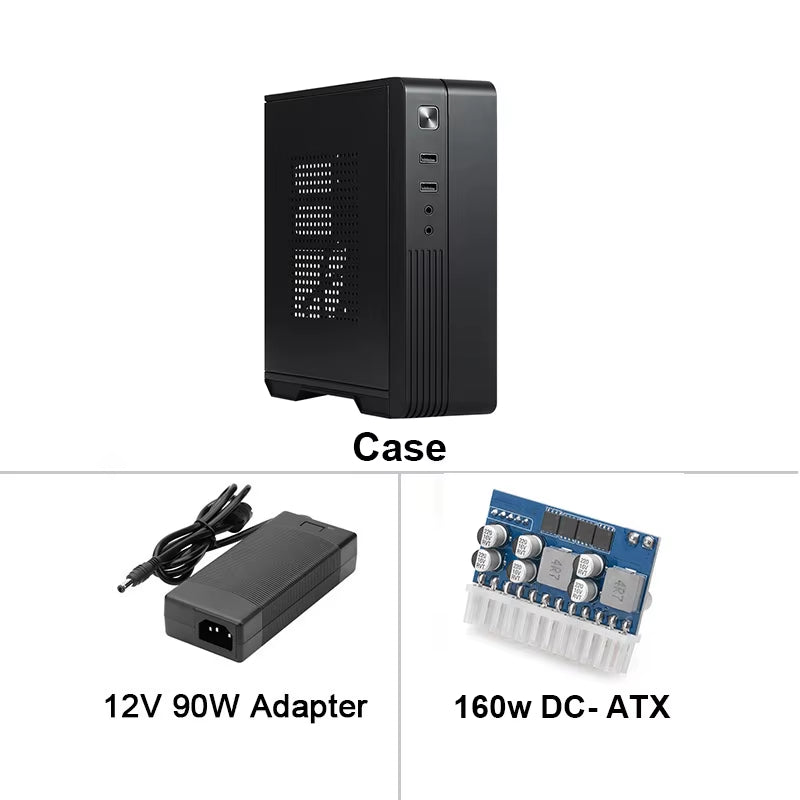 New Style ITX C04 Computer Case MX02 Mini Desktop Case Industrial Control HTPC Case Cooling Design