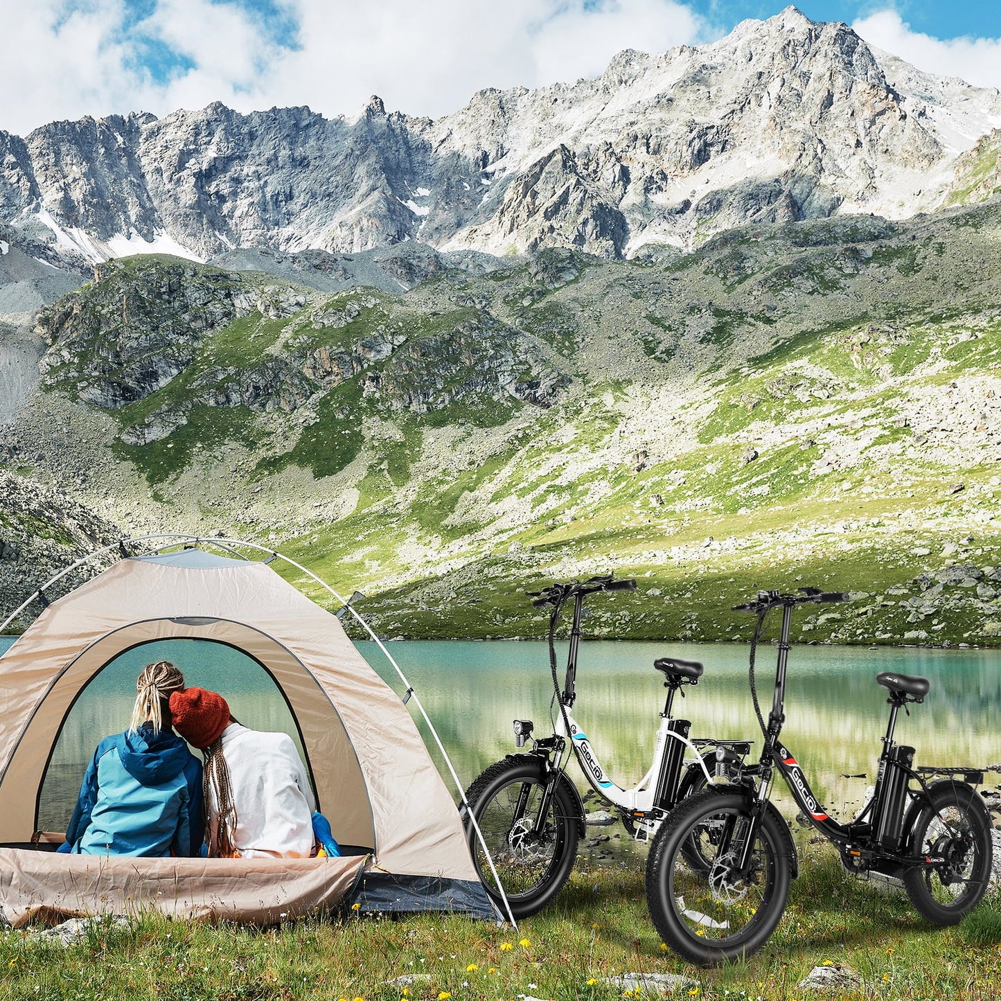 500W Fat Tire Electric Bike: 48V 10.4Ah, 20" Foldable