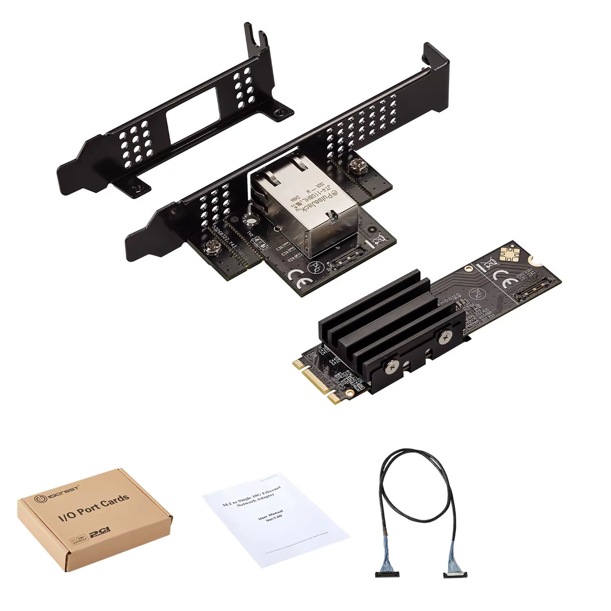 M.2 B+M Single-Port 10Gbe Network Card RJ45 Ethernet Network Adapter AQC113 Industrial Control Grade Server Network Card
