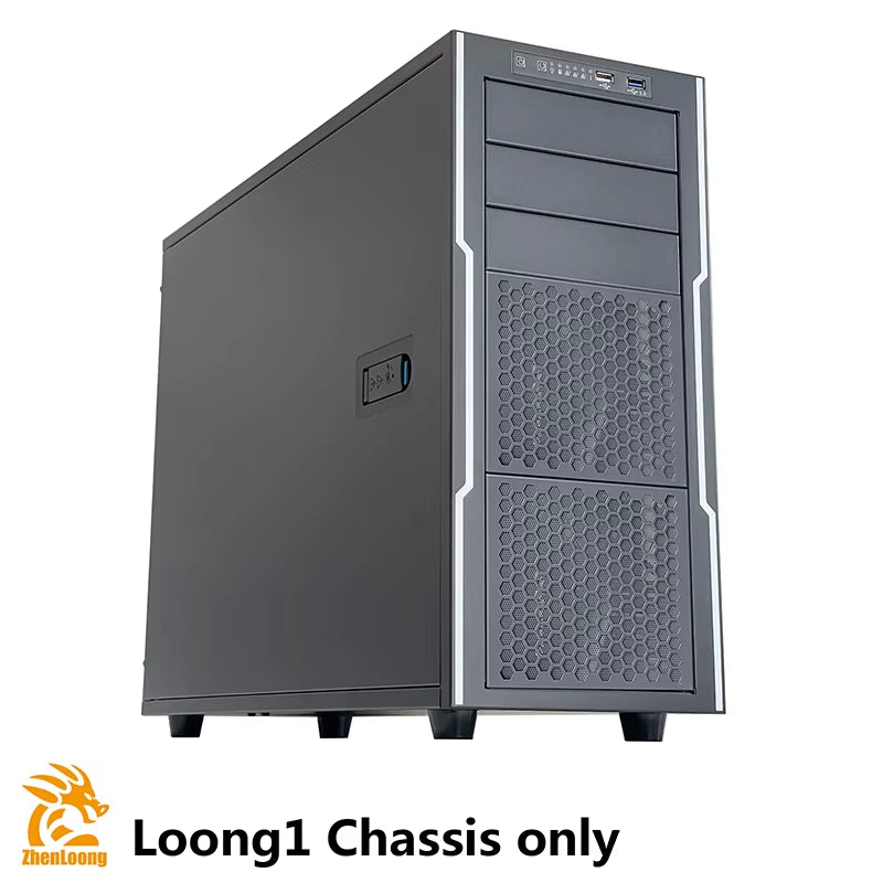 Support X99 Dual X79 Main Board Case Desktop Large Tank Water-Cooled Tower Server Chassis with 9 Optical Drive Spaces