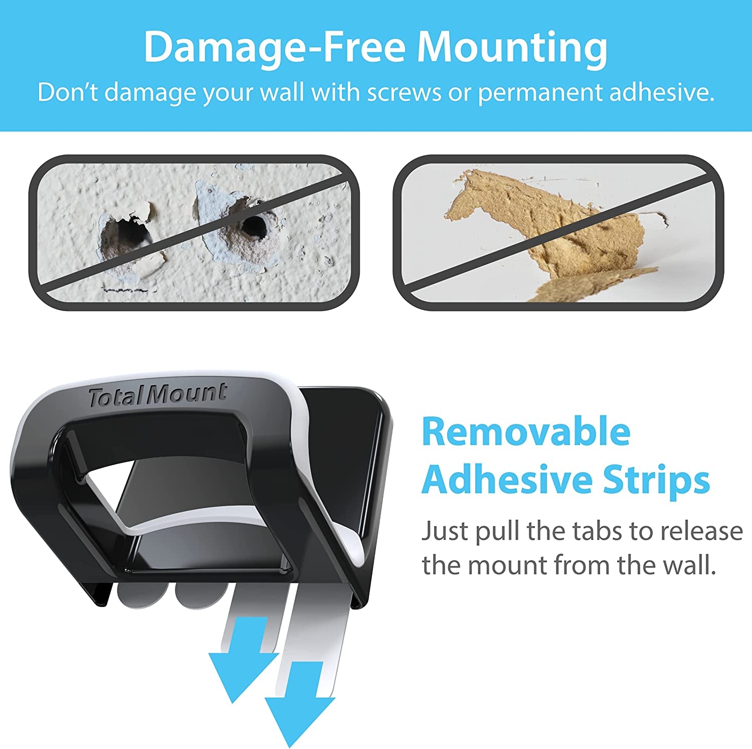 Damage-Free Headphone Wall Hanger