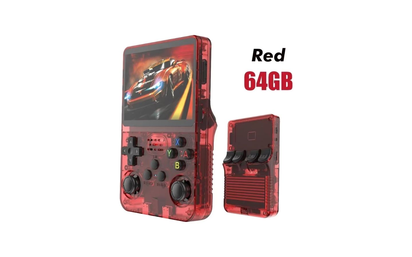 R36S Retro Gaming System: 256GB, 3.5" IPS, Portable