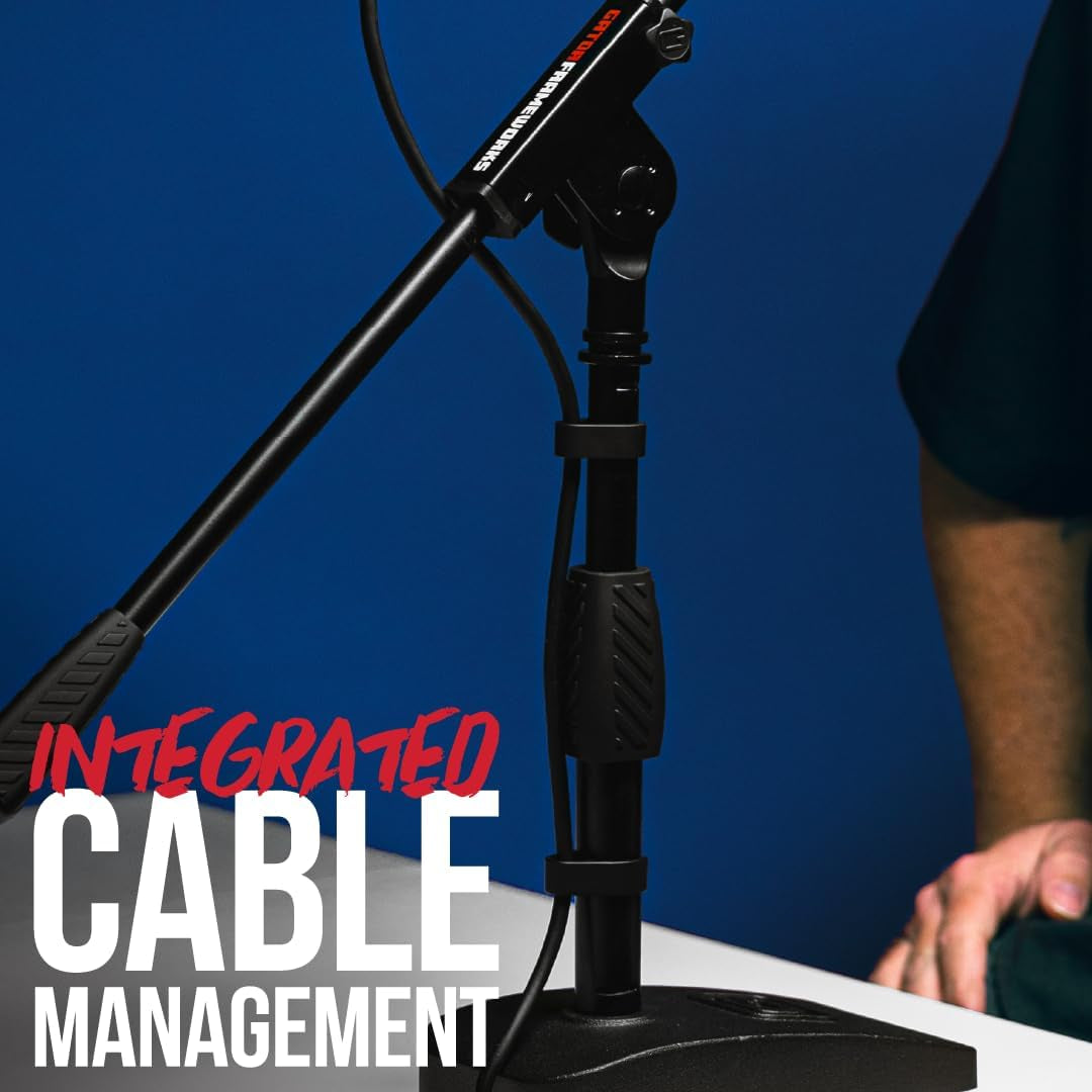 GFW-MIC-0821 Compact Base Bass Drum and Amp Mic Stand