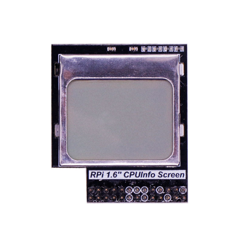 1.6" LCD CPU Display - Backlit Computer Performance Monitor