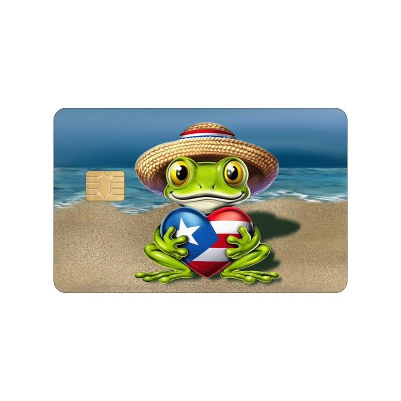 Puerto Rico Card Skin: Matte Finish, Premium Quality, No Residue