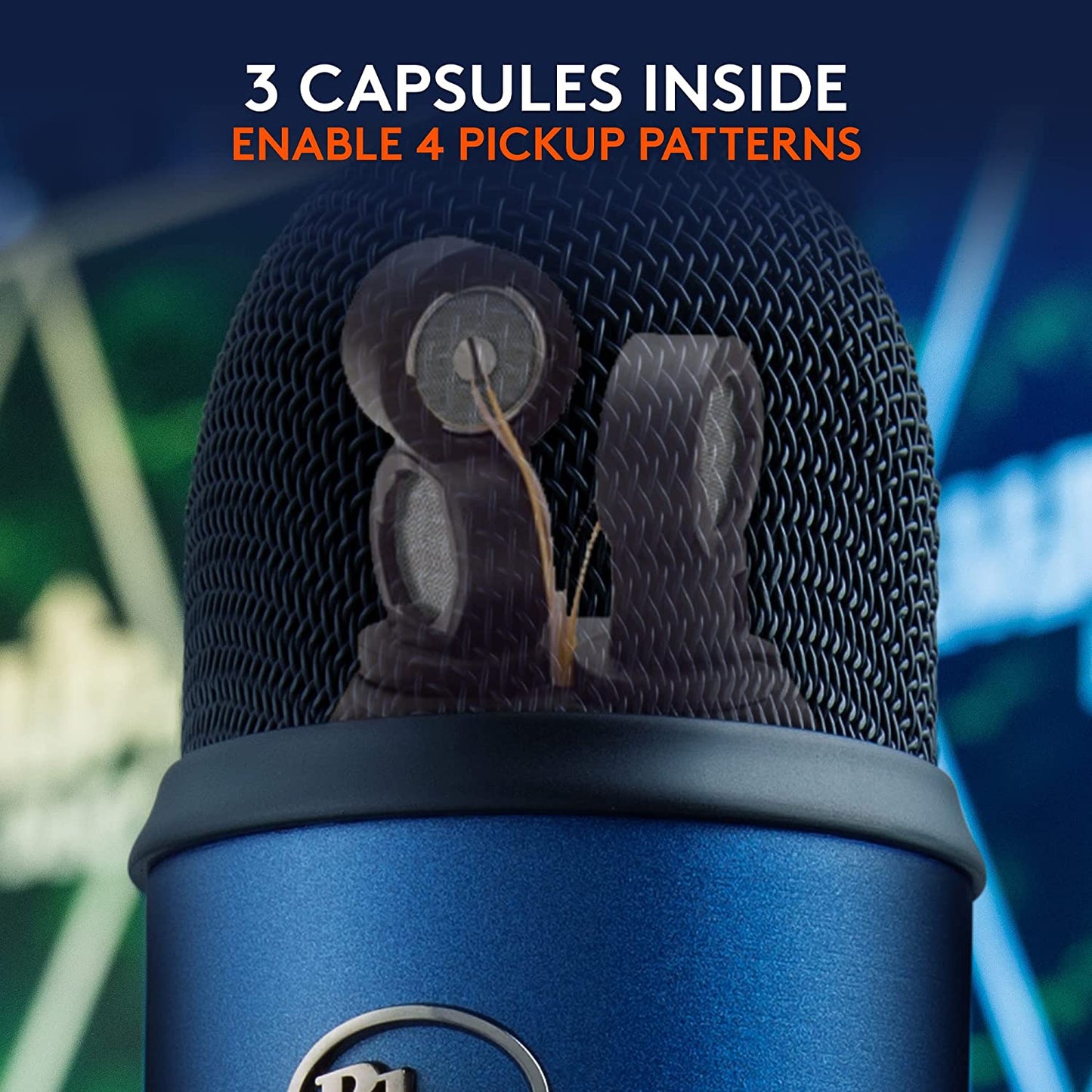 Logitech Yeti USB Microphone: Studio Sound for Gaming, Streaming & More