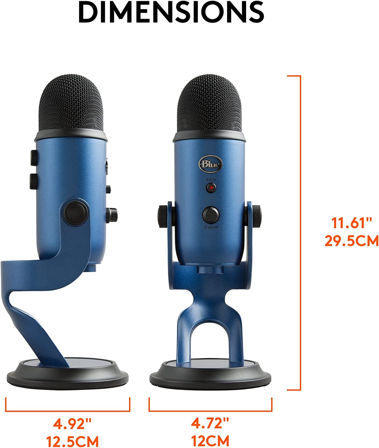 Logitech Yeti USB Microphone: Studio Sound for Gaming, Streaming & More