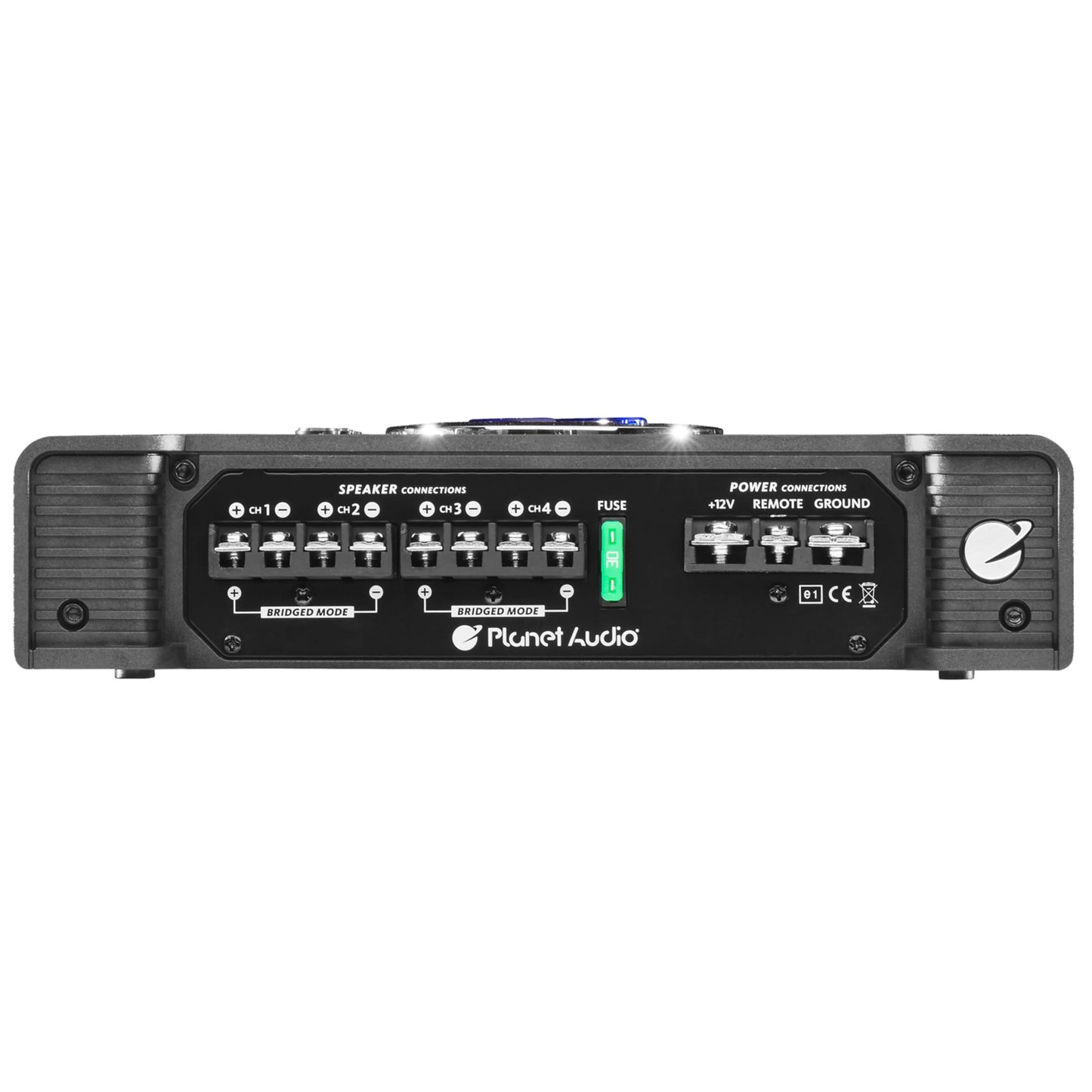 AC1200.4 Bridgeable Vehicle Audio Amplifier, Black, 7.23 Lb