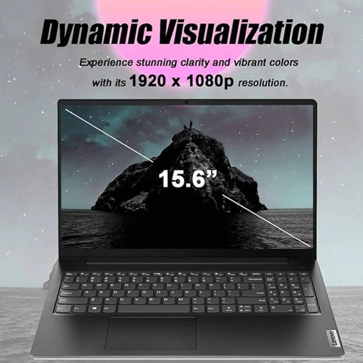 15.6 FHD Business Laptop Computer Intel Dual-Core Processor 16GB DDR4 RAM 512GB Pcie SSD Wifi 6 Bluetooth 5.2 Windows 11 Pro