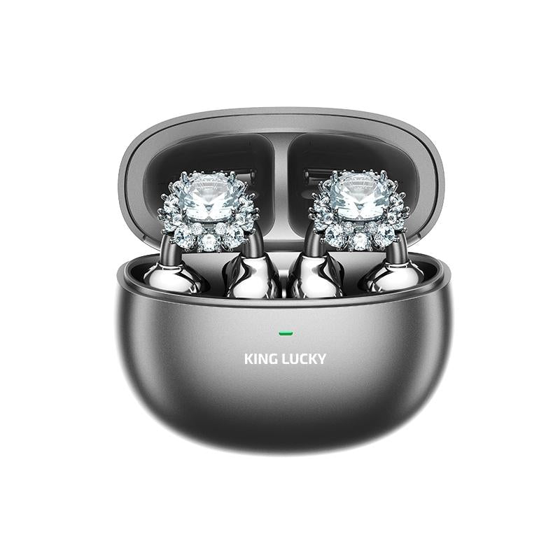 Long-Play Open-Ear Clip-On Butterfly Earbuds: Kinglucky, HiFi, for Apple & Samsung