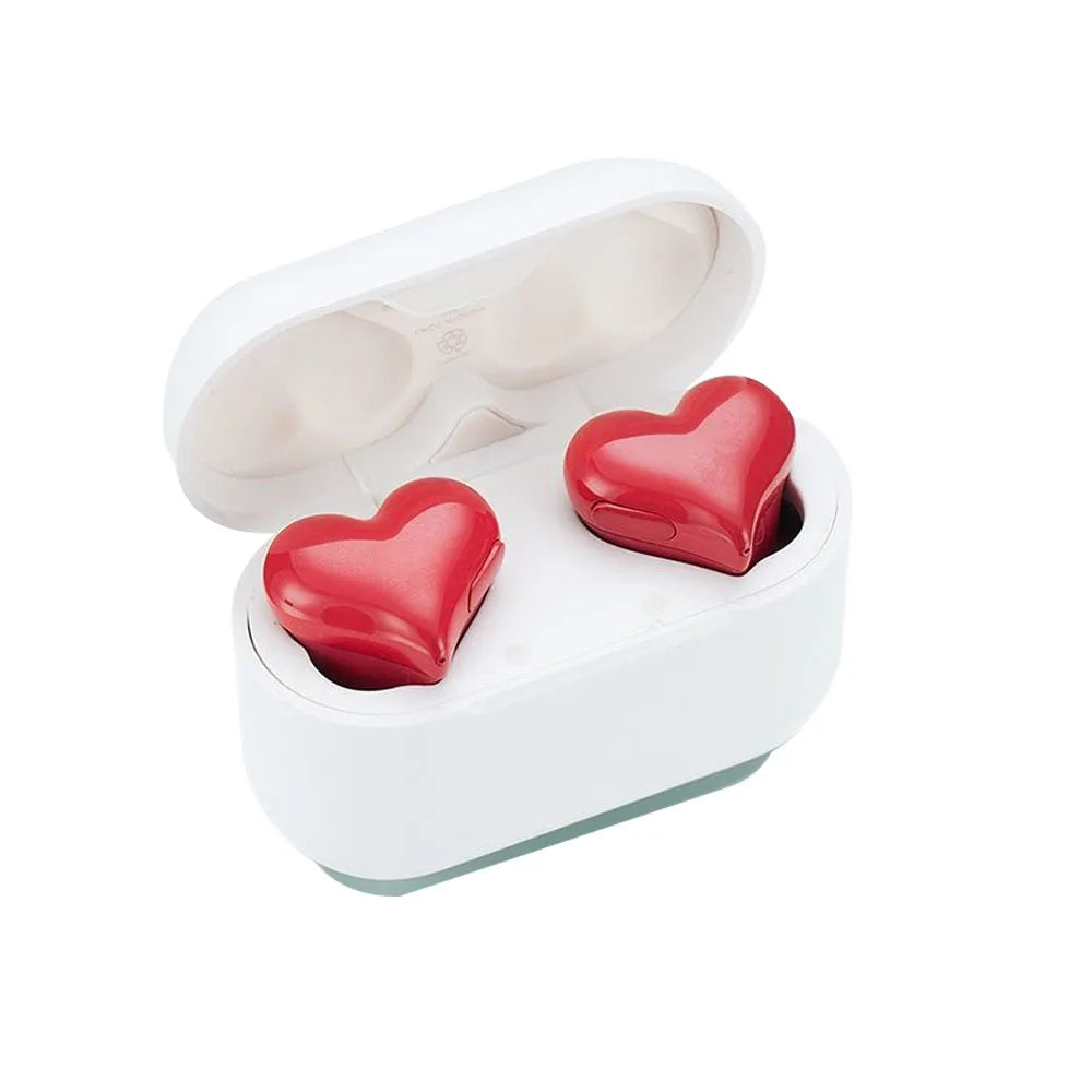 Heart-Shaped Bluetooth Earbuds: Wireless, High Quality