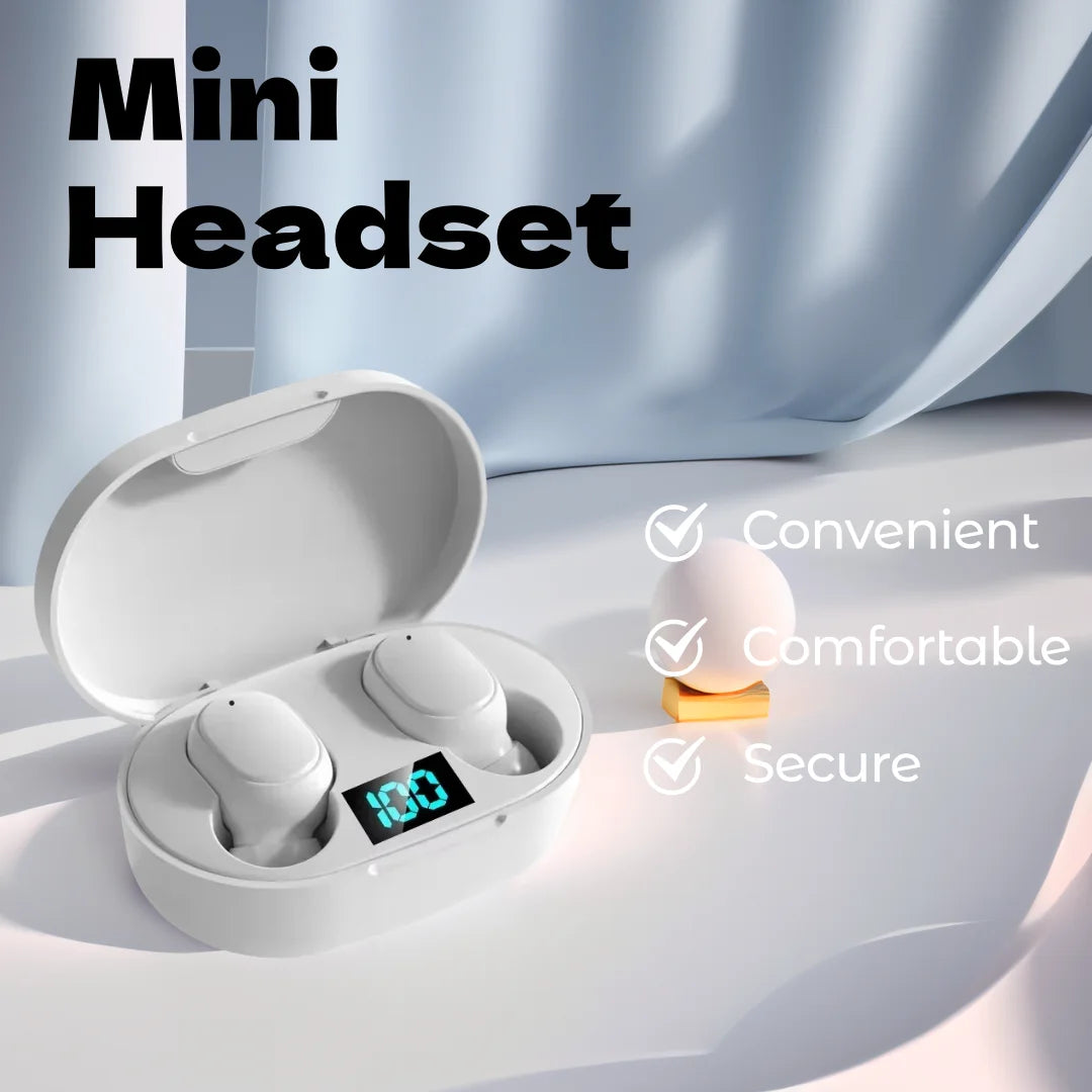 E6S Wireless Bluetooth Earphones TWS Bluetooth Headset Wireless Earbuds Noise Cancelling Earphones with Mic Headphones Sport