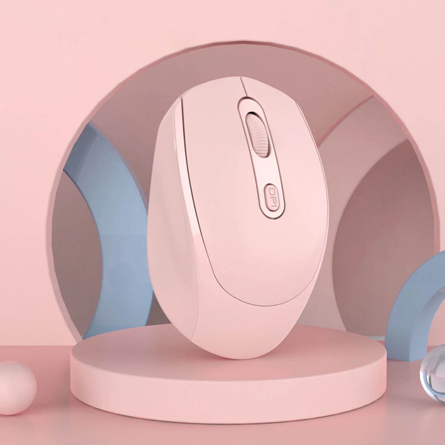 Wireless Bluetooth 5.1 Gaming Mouse, Portable Office Ergonomic Optical Mouse, Silent Mouse, Operating Distance, Lightweight, for Laptop, Computer, PC, Desktop Use