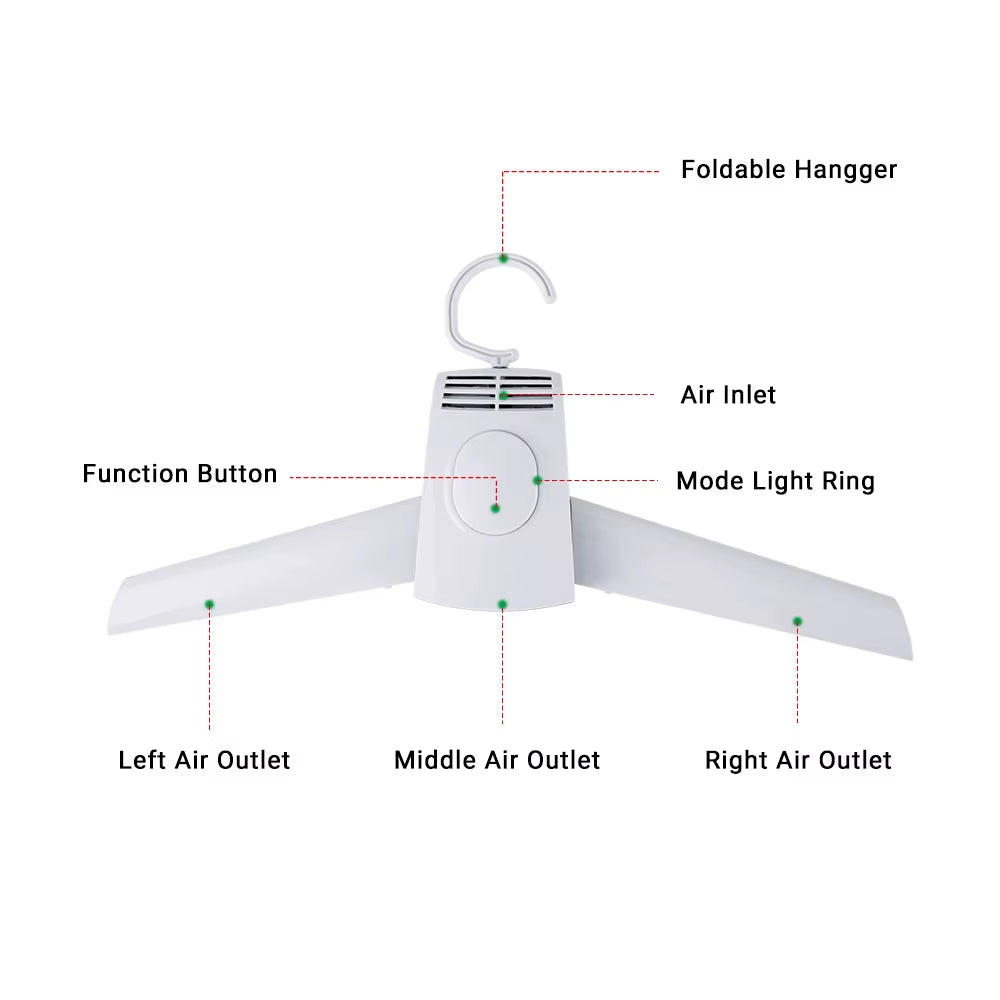 Customizable Electric Heated & Ironing Clothes Hanger