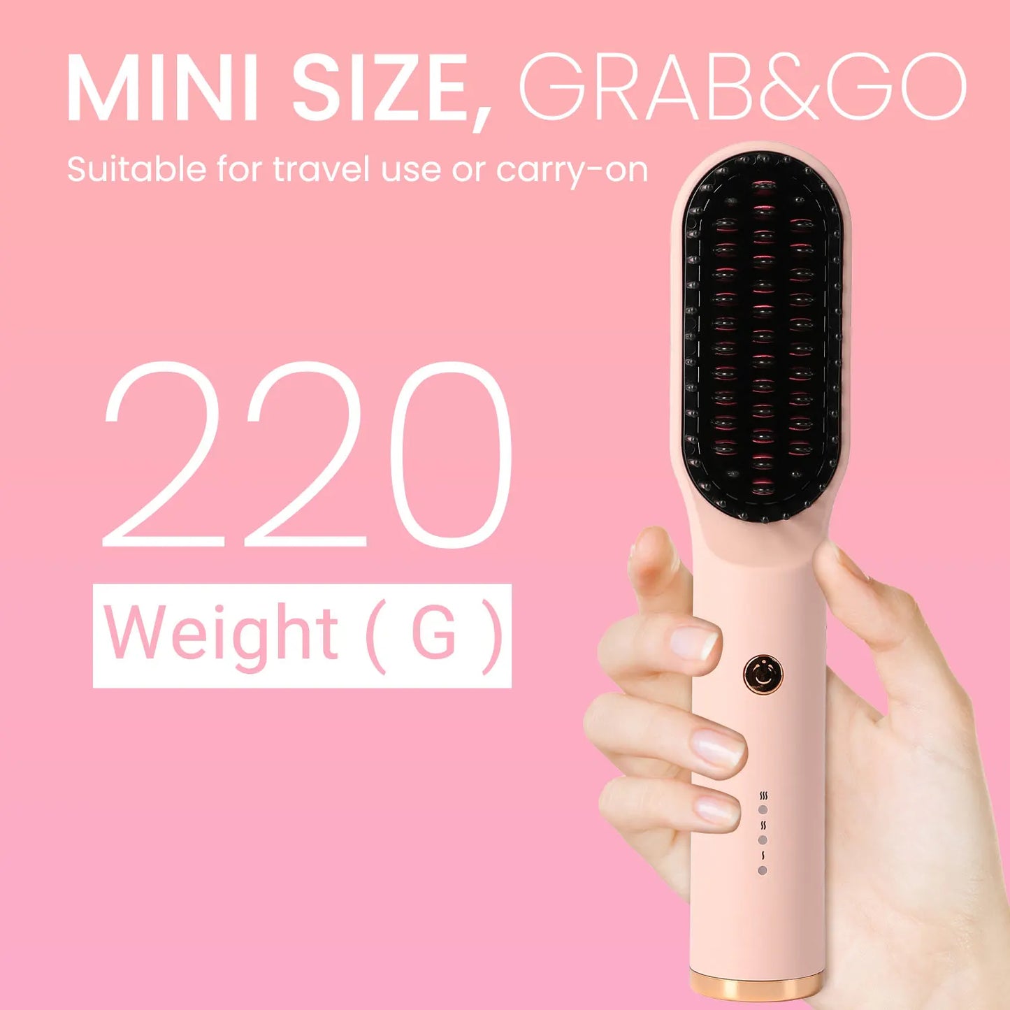 Hair Dryer Brush Negative Lon 3 in 1 Hot Air Dryer Styler and Volumizer Pro Hair Straightener Curler Blow Dryer Brush