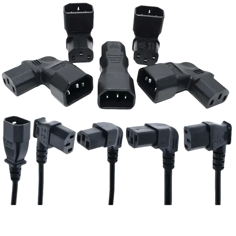 C13/C14 Power Angle Extension Cable - Professional Connectivity Solution
