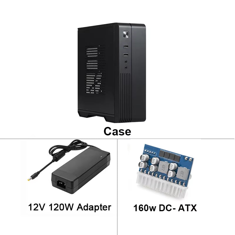 New Style ITX C04 Computer Case MX02 Mini Desktop Case Industrial Control HTPC Case Cooling Design