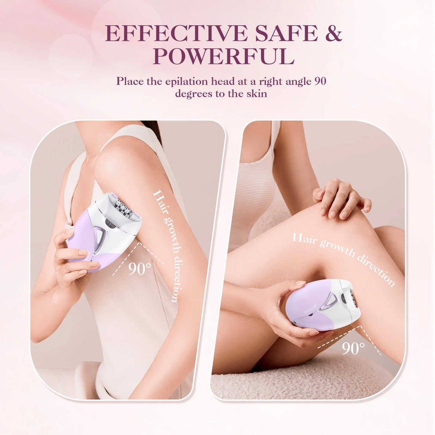 Hair Epilator Removal for Women, USB Rechargeable Hair Remover Electric Tweezers, Cordless Epilator for Women Face Hair Remover with Light,Hair Rmoval with Portable and Compact Design