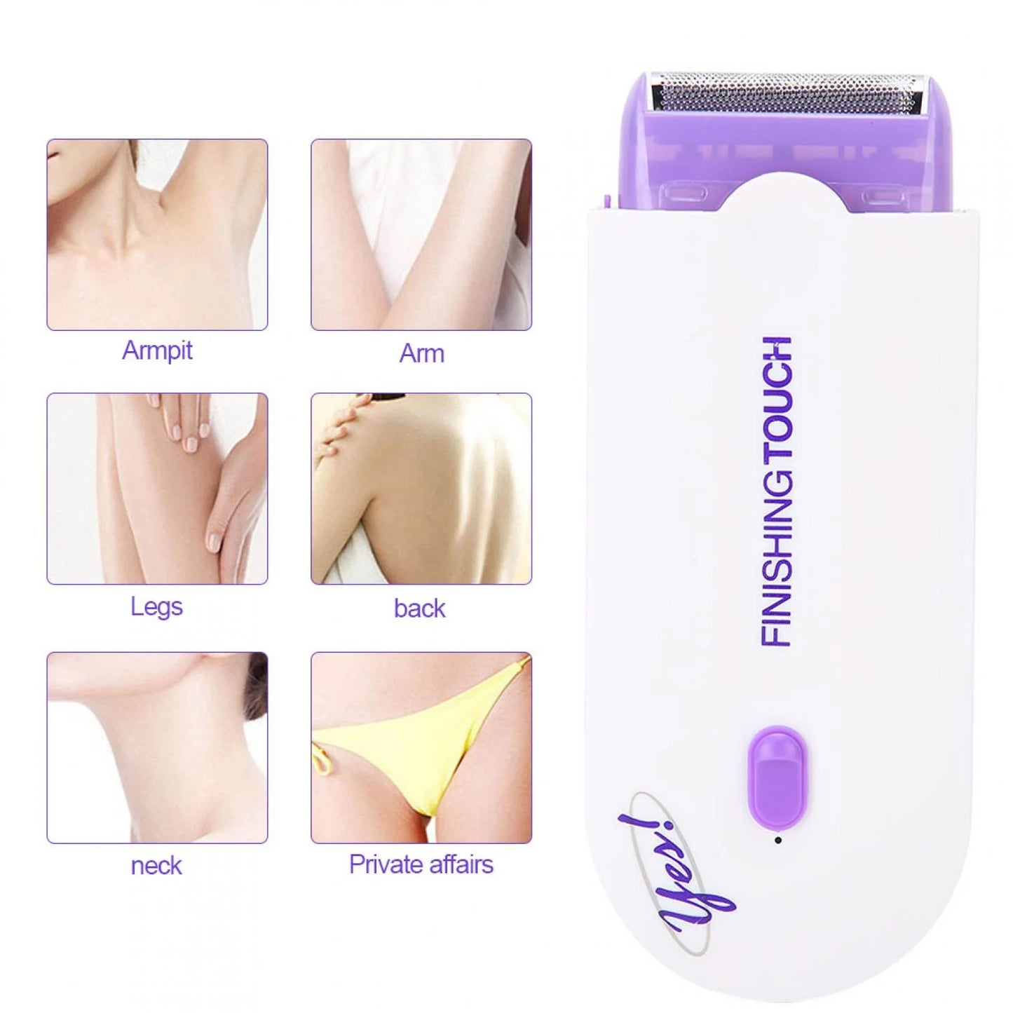 Brrnoo Hair Remover, Dual Use Hair Removal Machine, Armpit for Face