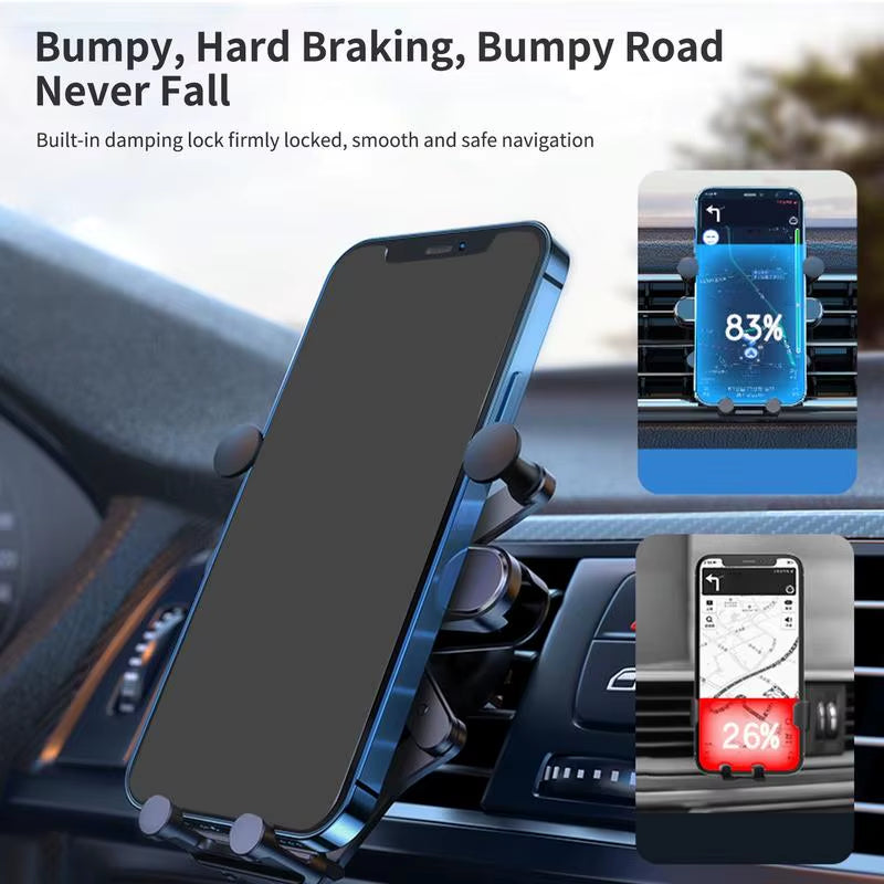 Secure Car Vent Phone Holder: Universal, Easy Install