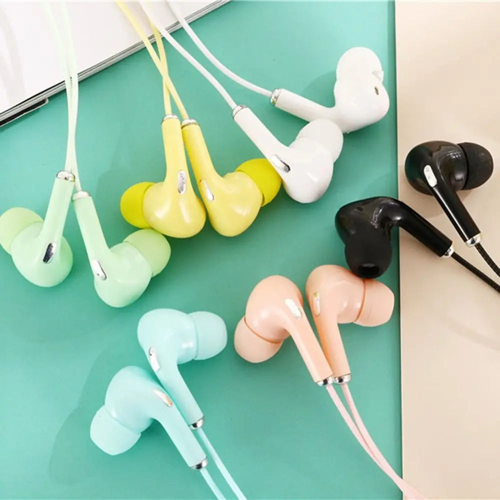 High Definition Wired Earphone 3.5Mm In-Ear Control Portable Sport Wired Headset with Mic Wired Headphones for Mobile Phones