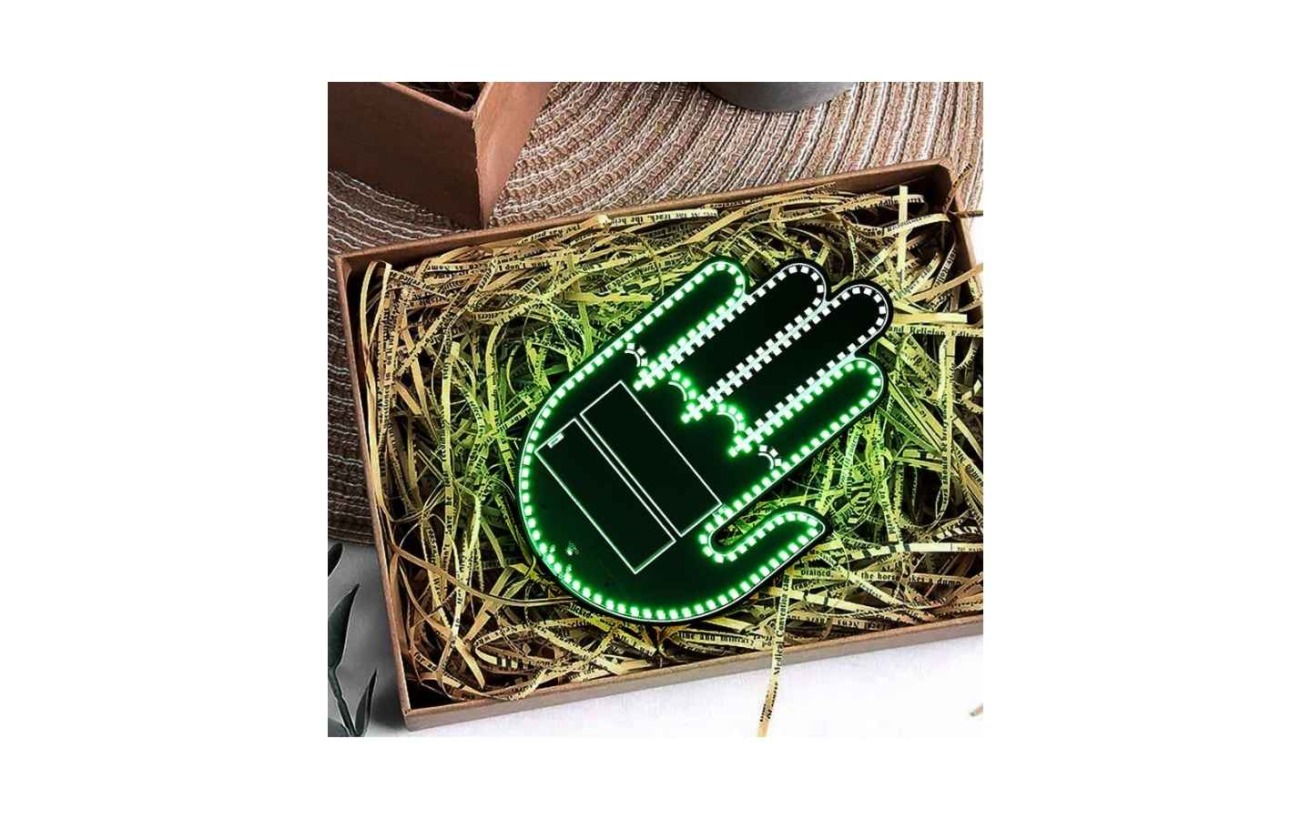 Car Gesture Light: LED Windshield Display, Express Driving Emotions