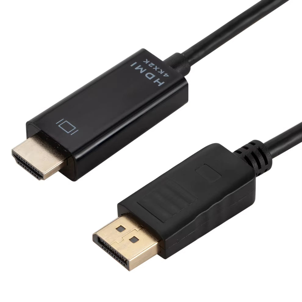 4K Displayport to Hdmi-Compatible Adapter Cable 1.8M DP to HDMI HD Video Audio Converter Cable for PC TV Projector Laptop