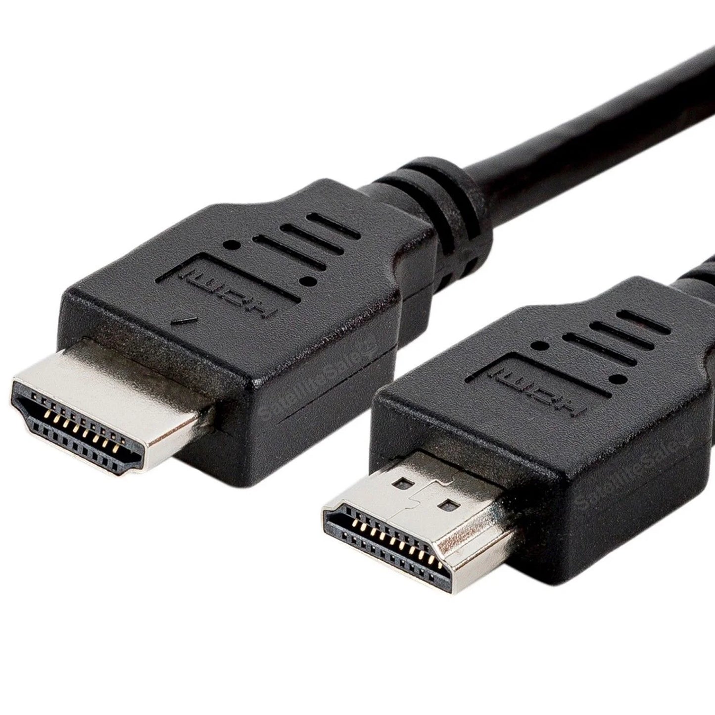 Pack of 2 Digital 2.0 HDMI 4K Cables PVC Black Cord Universal Wire by 6 Feet