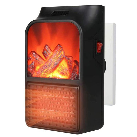 Heater Wall Outlet Small Space Heater with Adjustable Thermostat, Programmable 12-Hour Timer, Auto Shut off - Quiet, Space-Saving, Ceramic