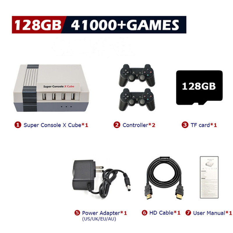 Retro Console Super Console Classic Red and White Machine