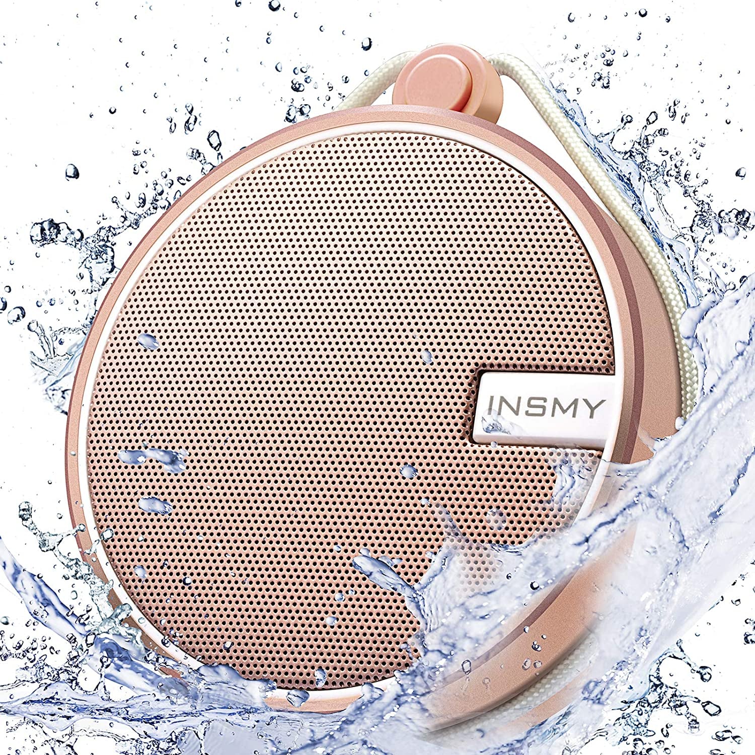 IPX7 Waterproof Bluetooth Shower Speaker: Portable, Loud & Clear Sound