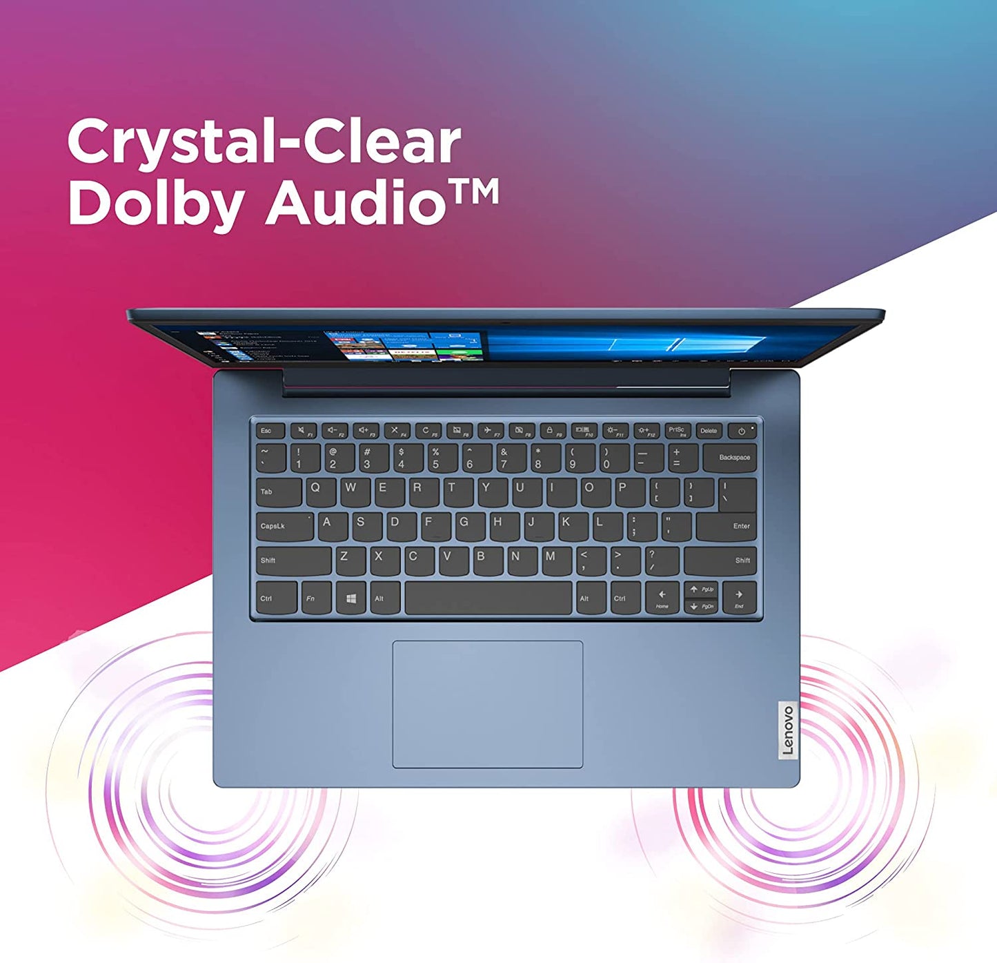 Ideapad 1 Laptop, 14.0" HD Display, Intel Celeron N4020, 4GB RAM, 64GB Storage, Intel UHD Graphics 600, Windows 11 in S Mode, Ice Blue