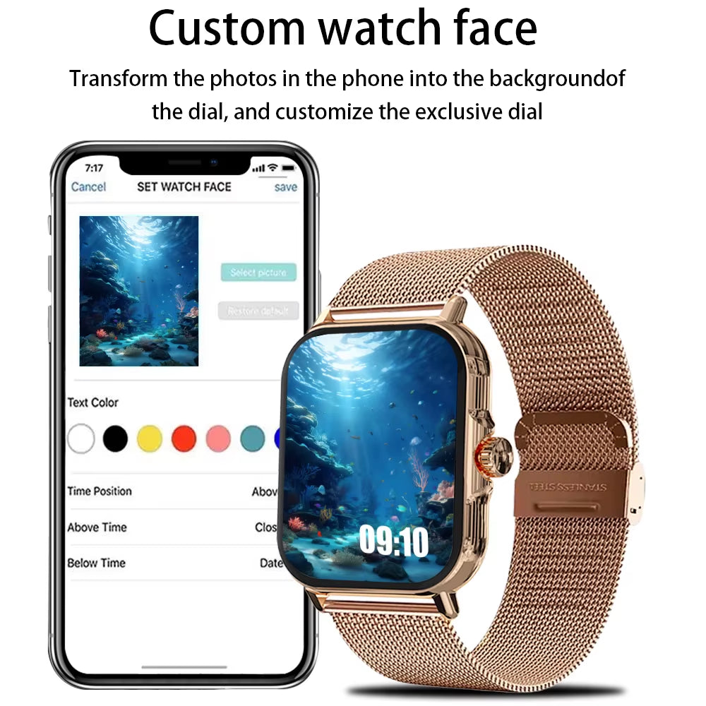 Full Touchscreen Smartwatch with BT Call