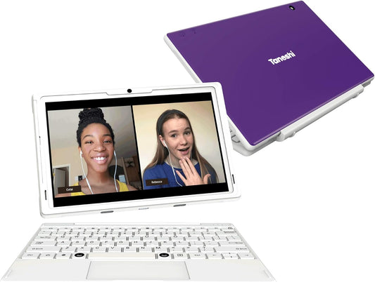 Scholar Kids Computer a Kids Laptop for Ages 6-12, 10.1" HD Touchscreen Display (Purple)