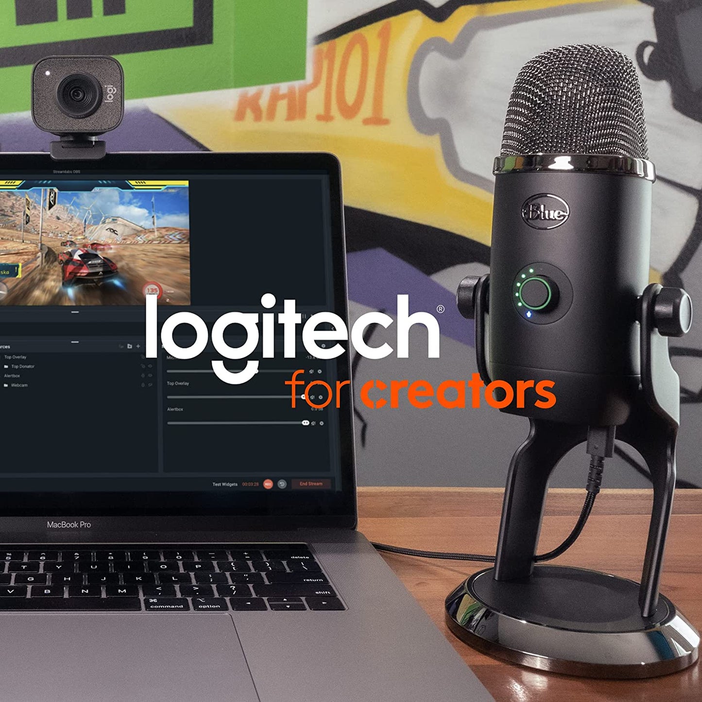 Logitech Yeti USB Microphone: Studio Sound for Gaming, Streaming & More