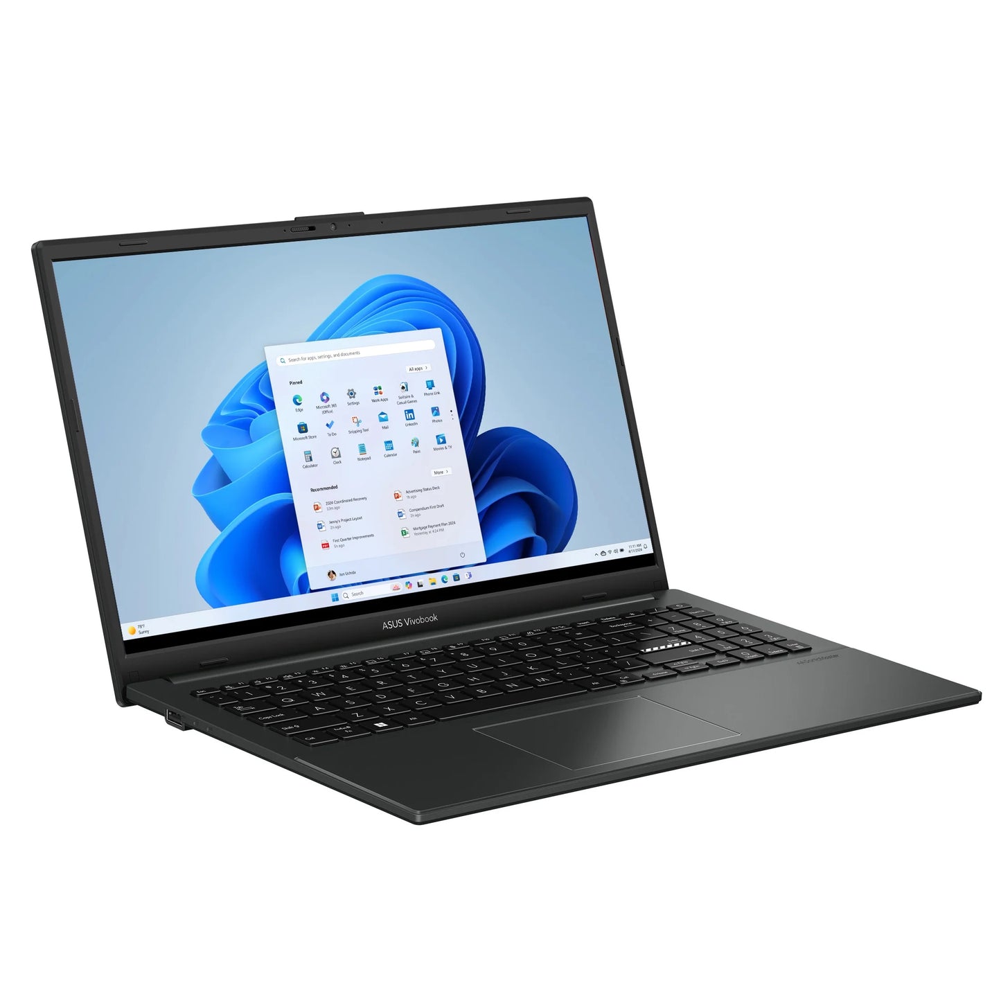 Vivobook Go 15.6” Laptop, Intel I3-N305, 8GB, 128GB UFS, Win 11 Home in S Mode, Black, E1504GA-WB31