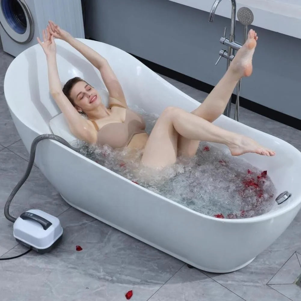Wave Mat for Tub - Wavemat Portable Spa Bubble Bath Massager W/Air Bubble Jets for Bathtub at Home - Melt Away Muscle Tension and Stiffness, Promoting Deep Relaxation & Enhanced Sleep Quality