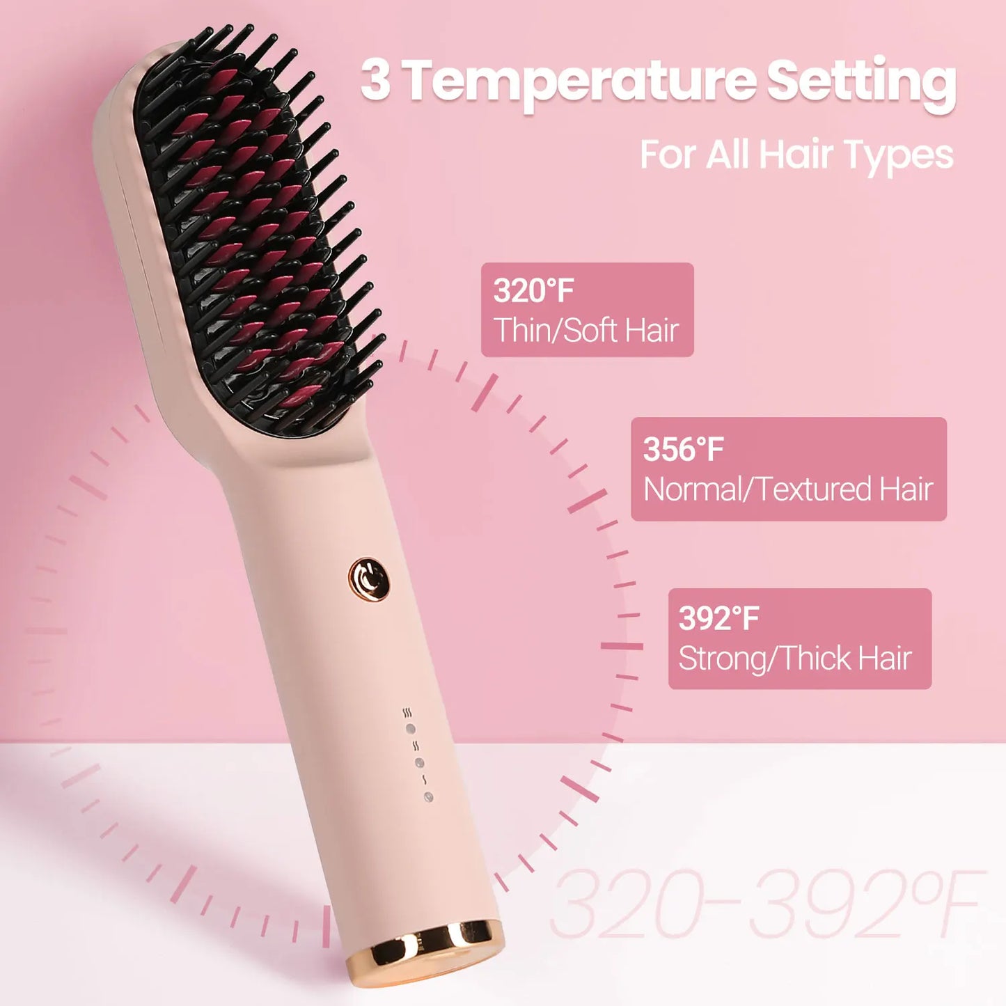 Hair Dryer Brush Negative Lon 3 in 1 Hot Air Dryer Styler and Volumizer Pro Hair Straightener Curler Blow Dryer Brush