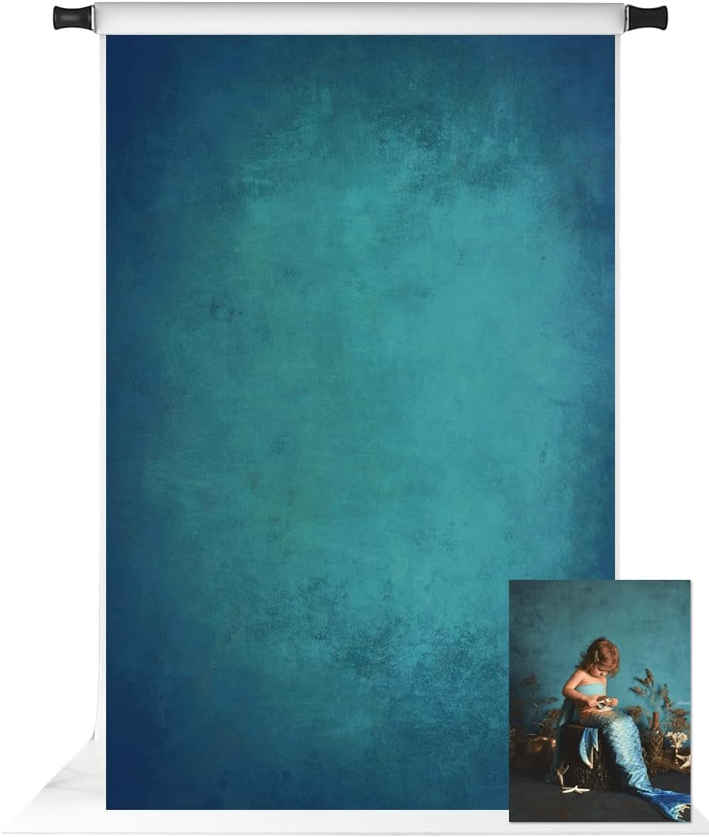 10X20Ft Green Abstract Backdrops for Photographers Portrait Photo Backdrops Studio Props