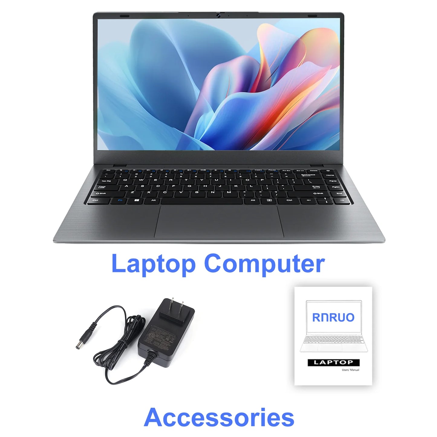 14 Inch Windows 11 Laptops New Intel Celeron N4020 up to 2.6Ghz 8GB RAM 256GB ROM Netbook Laptop Computer for Beginner, Student, Business