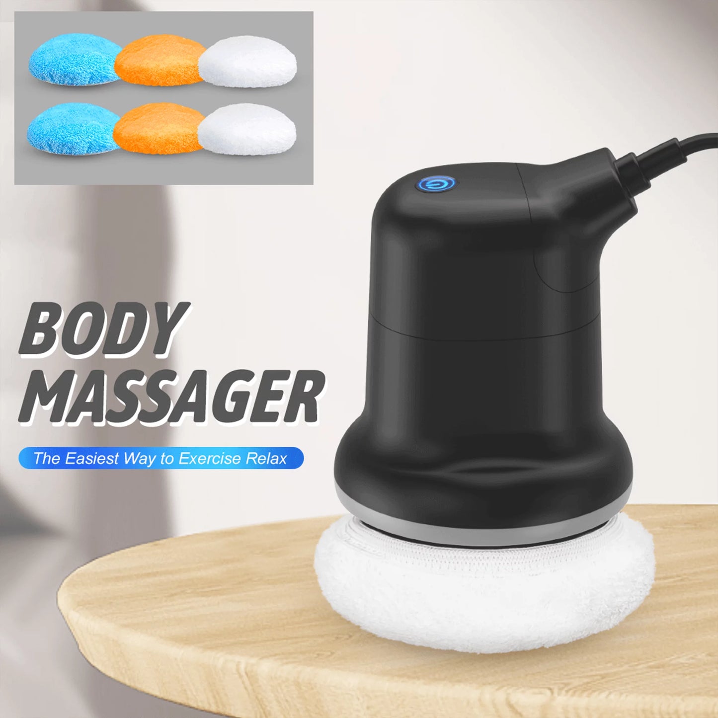 Handheld Massager-Pl676, Black