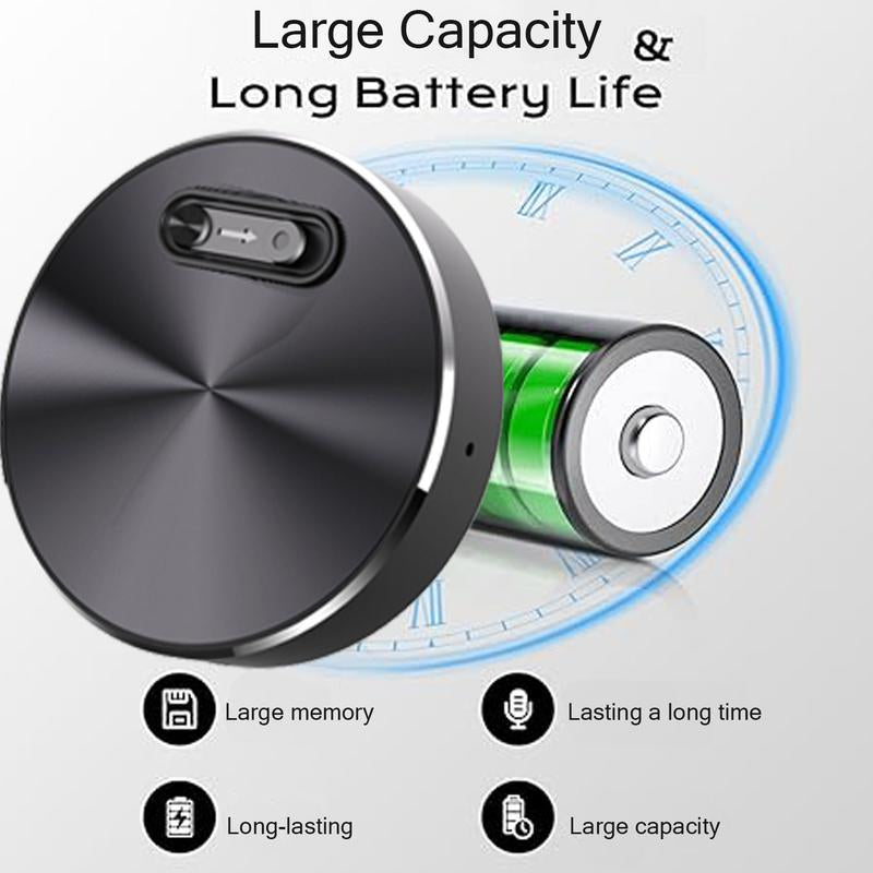 HD Voice Recorder: One-Touch, Large Memory & Smart Sound