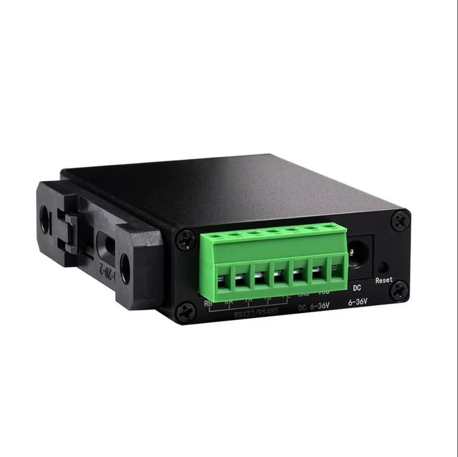 Poe Optional Metal Alloy Industrial Serial Server RS232 RS422 RS485 to RJ45 Ethernet TCP/IP to Serial Server