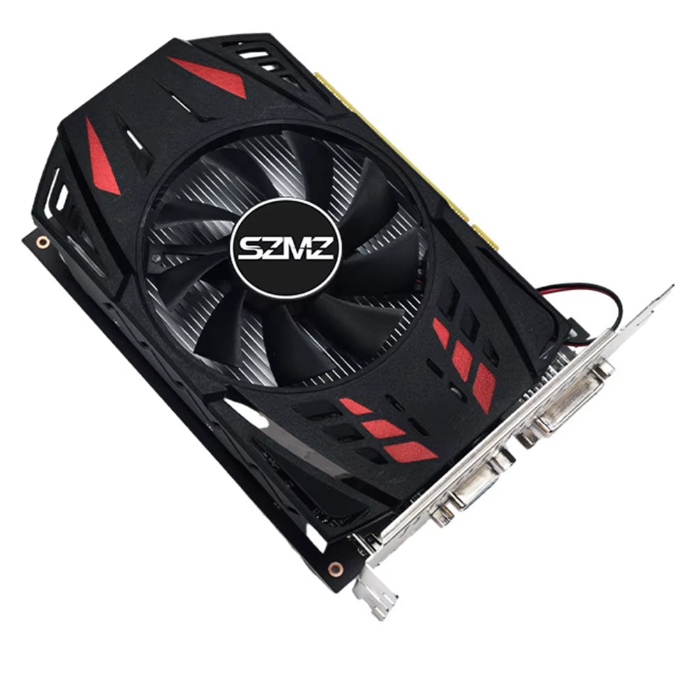 GT730 Graphics Card HD+VGA+DVI DDR3 4GB Low Profile Graphics Card PCI-E2.016X Gaming Graphics Card 128 Bit with Cooling Fan