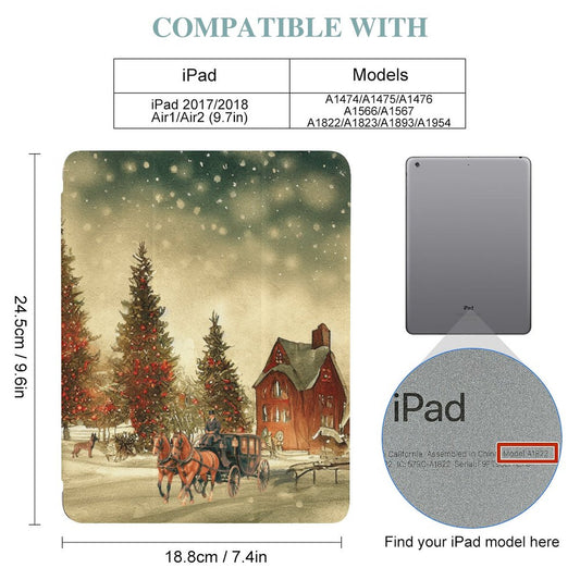 Tablet Case with Pencil Holder – Home for Christmas