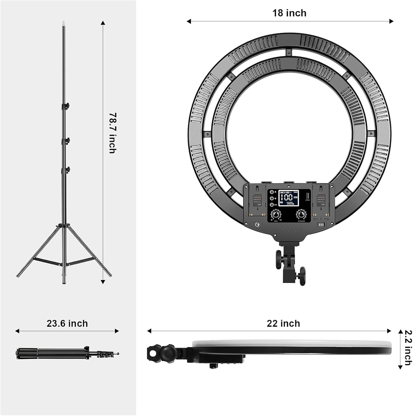 GVM Ring Light,Professi