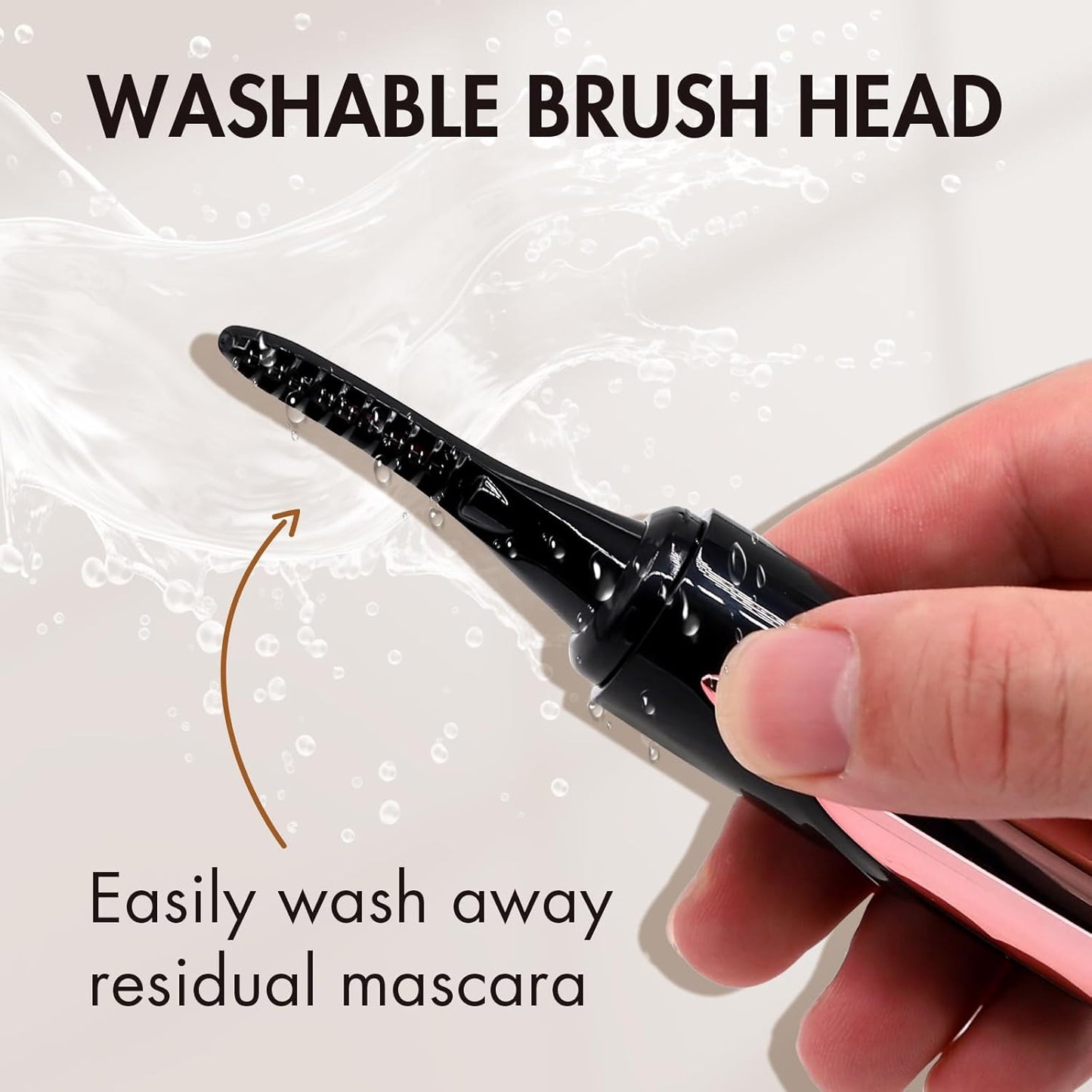 Heated Eyelash Curlers Fast Heat up within 10S 24 Hours Long Lasting Electric Eyelash Curler Type-C Rechargeable 4 Heating Modes Anti-Burn LED Display Makeup Tools(Black)